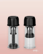 Nipple Play Vacuum Twist Suckers Black — Coy