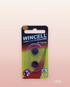 Wincell Long Life Alkaline Ag10 2 Pack — Coy