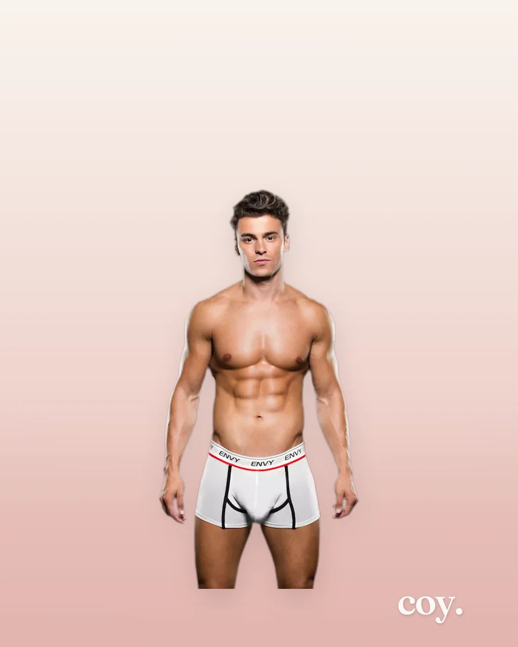 Envy Logo Elastic Lowrise Mesh Trunk L Xl — Coy