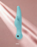 Bms Swan Touch Trio Rabbit Vibrator 9.1 Inch — Teal — Coy