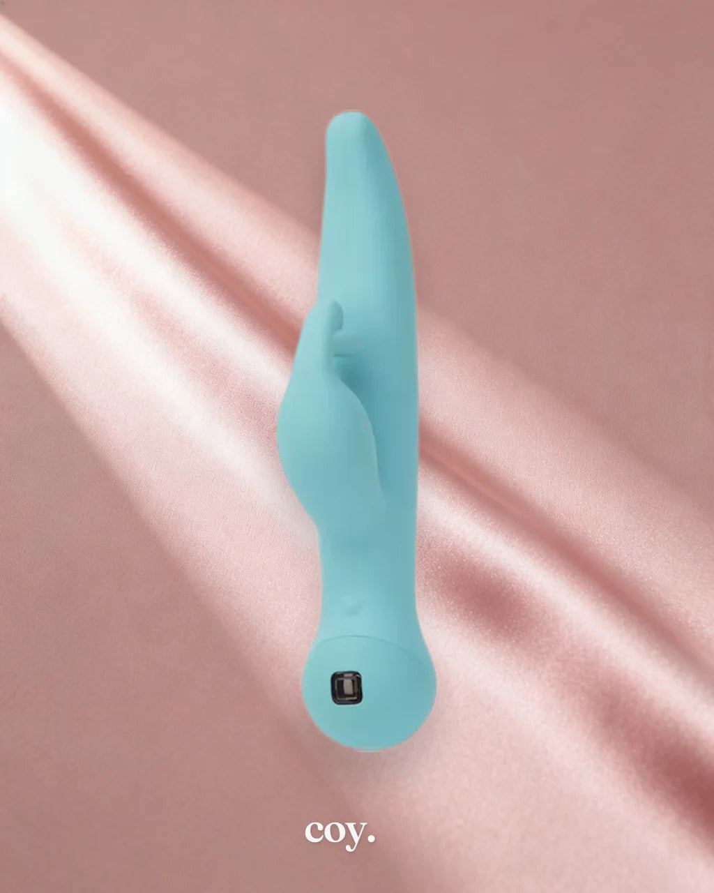 Bms Swan Touch Trio Rabbit Vibrator 9.1 Inch — Teal — Coy