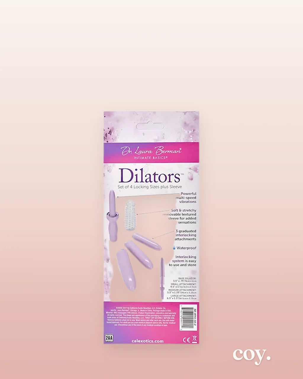 Berman Dilator Pelvic Floor Strengthening Set — Coy