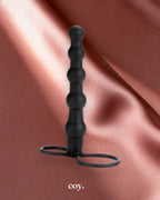 Silicone Love Rider Beaded Dual Penetrator — Coy