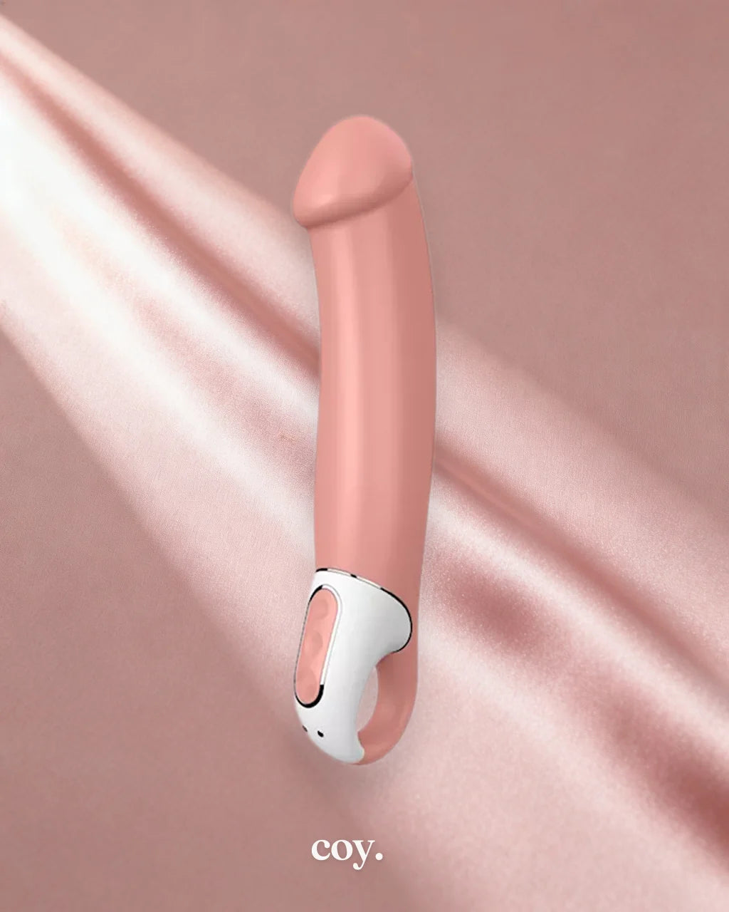 Satisfyer Vibes Master 9 Inch — Nude — Coy