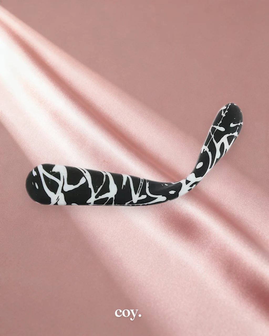 Cal Exotics Hype Flexi-Wand Classic Vibrator 5.5 Inch — Black / White — Coy