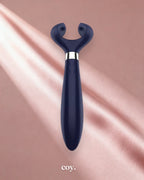 Satisfyer Endless Fun 9.3 Inch Clitoral Vibrator — Blue — Coy