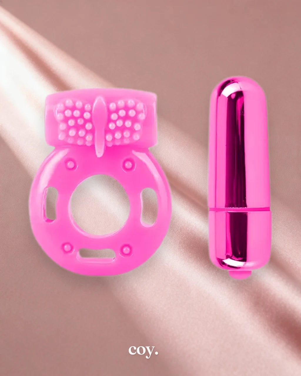 Neon Vibrating Couples Kit — Coy