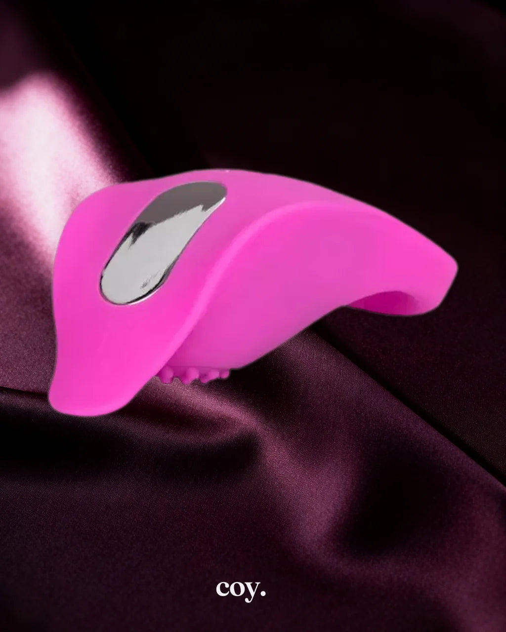 Cal Exotics Silicone Rechargeable Teasing Enhancer Cock Ring — Coy