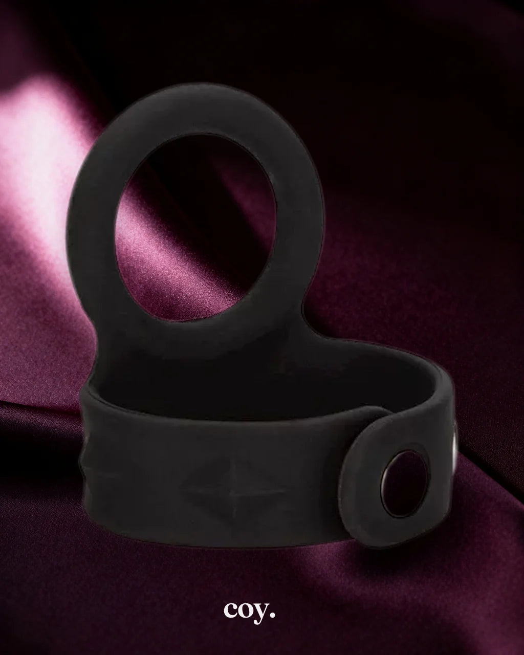 Silicone Tri-Snap Scrotum Support Ring Large — Coy