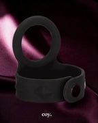 Silicone Tri-Snap Scrotum Support Ring Large — Coy