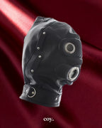 Leather Play Total Lockdown Hood — Black — Coy
