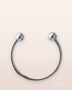 Kinki Range Double Ball Open Stainless Steel Penis Head Ring — Coy