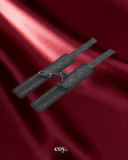 Leather Play Perfectly Splended Wrist Restraints — Black — Coy