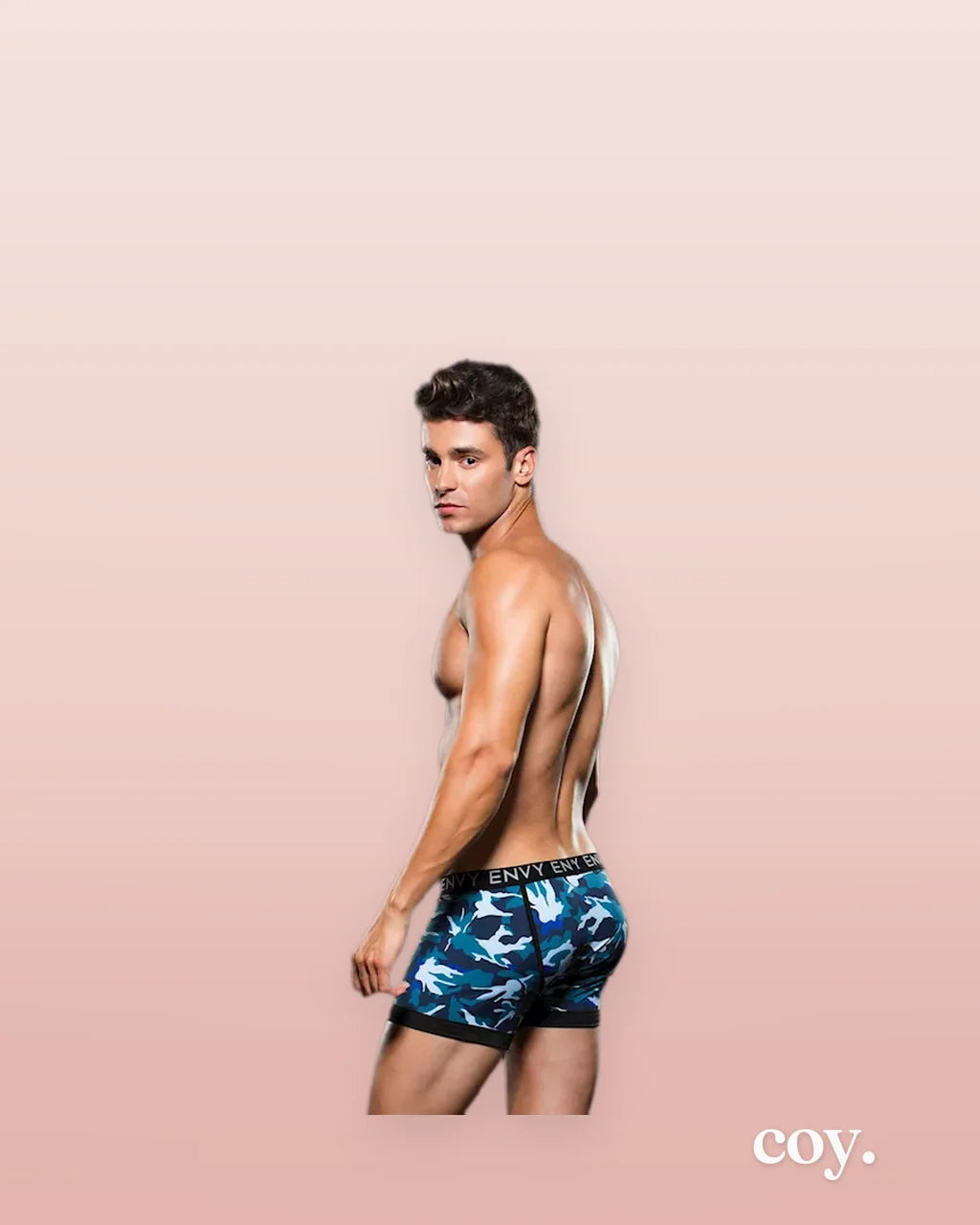 Logo Elastic Boxer Brief S M — Coy
