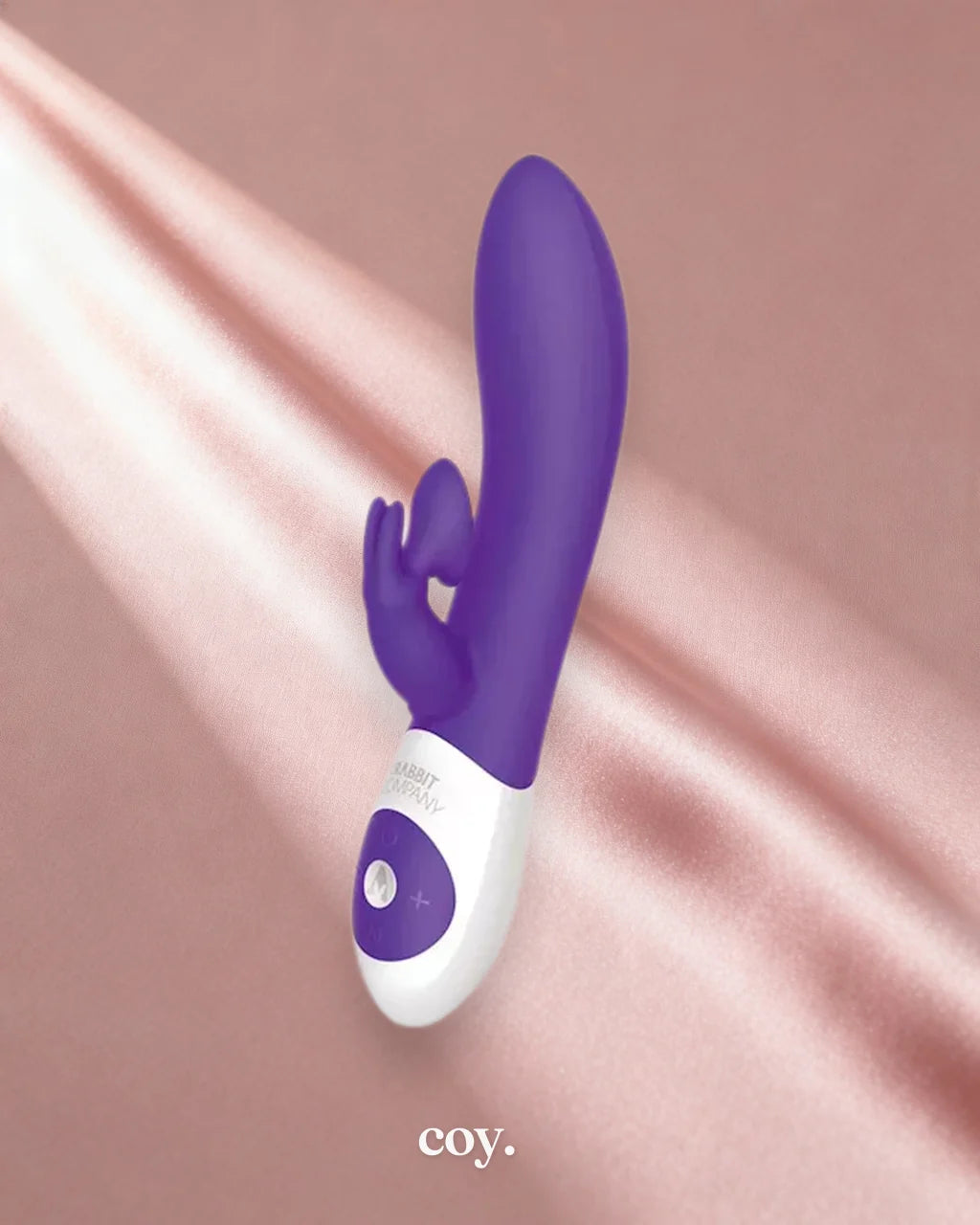 The Rabbit Company Kissing Rabbit Vibrator — Purple — Coy