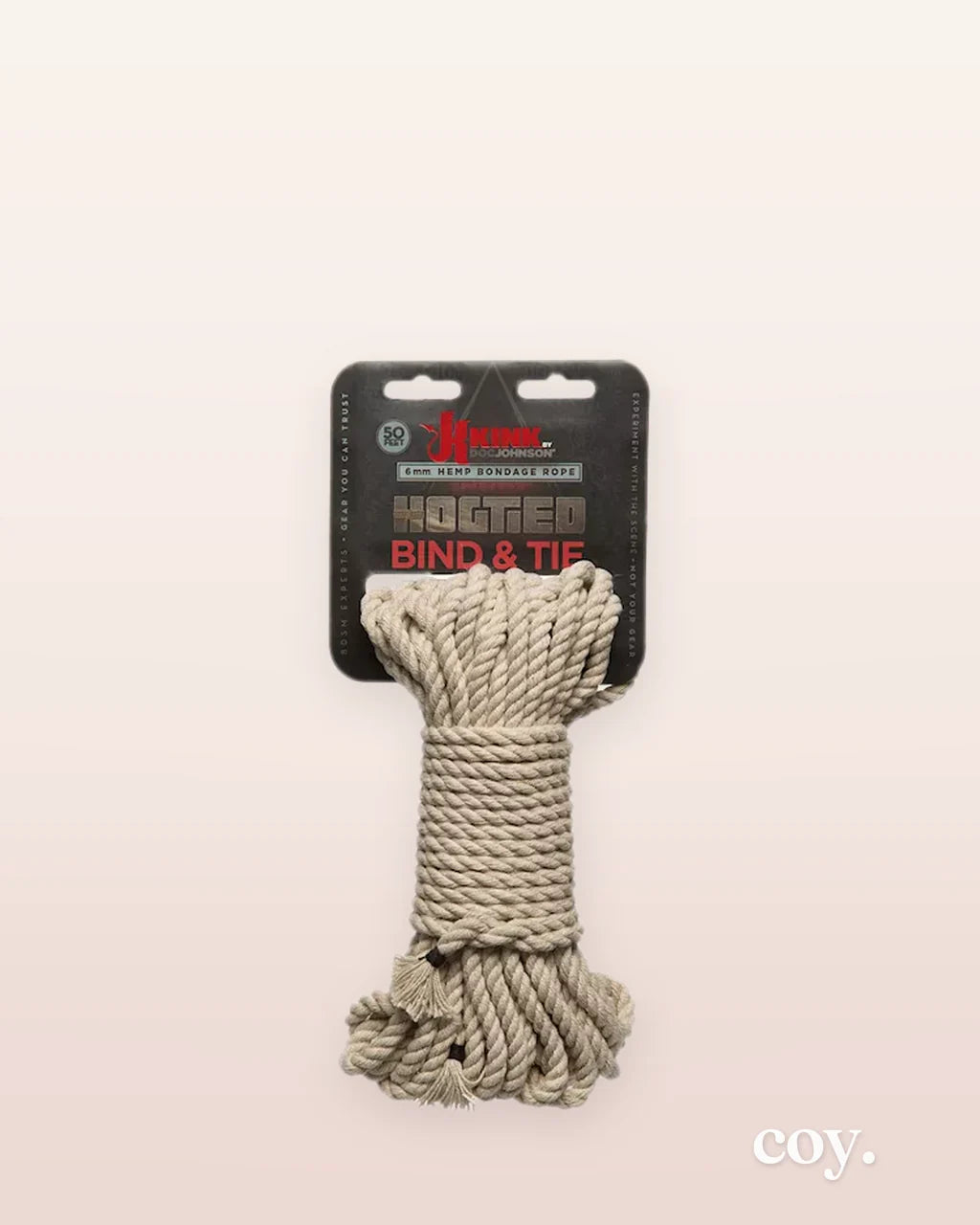 6Mm Hemp Bondage Rope 50Ft — Coy