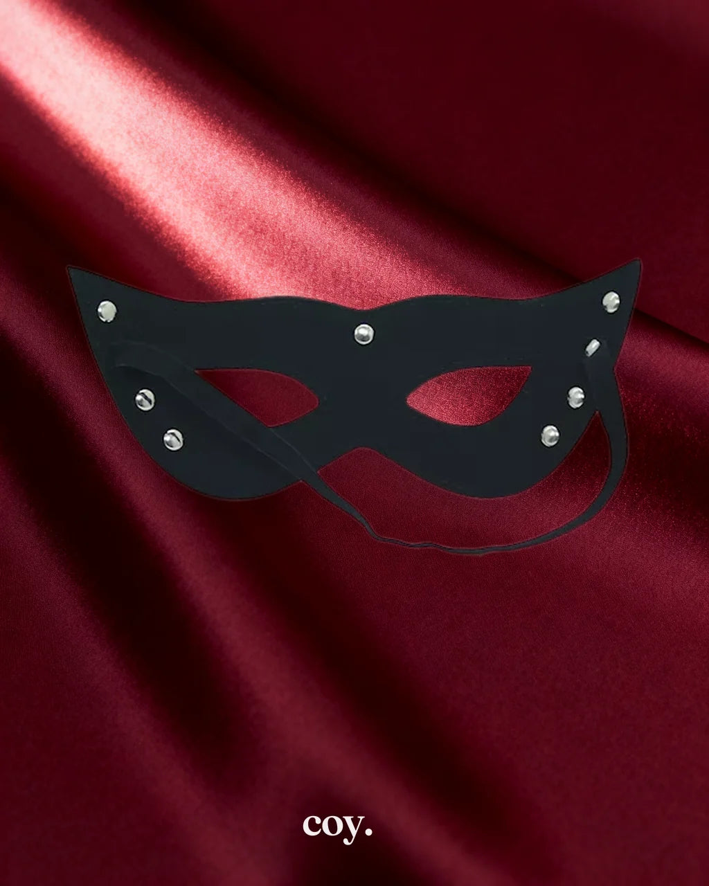 Leather Play Catwoman Mask — Black — Coy