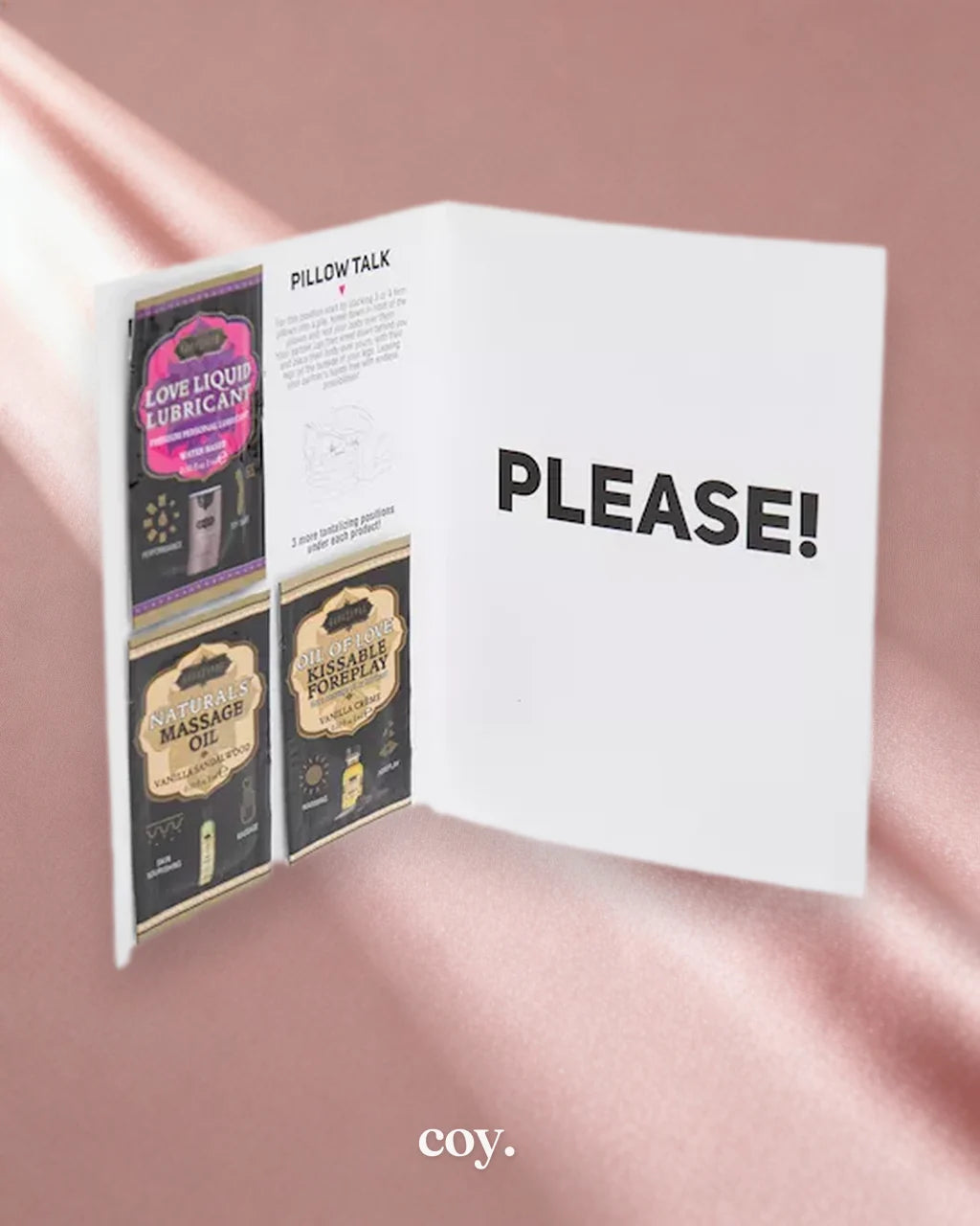 Lick Me...Please! Greeting Card — Coy