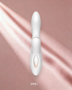 Satisfyer Pro Plus G-Spot 8.8 Inch Rabbit Vibrator — White — Coy