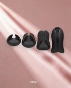 Vibrating Silicone Warming Stroker — Coy