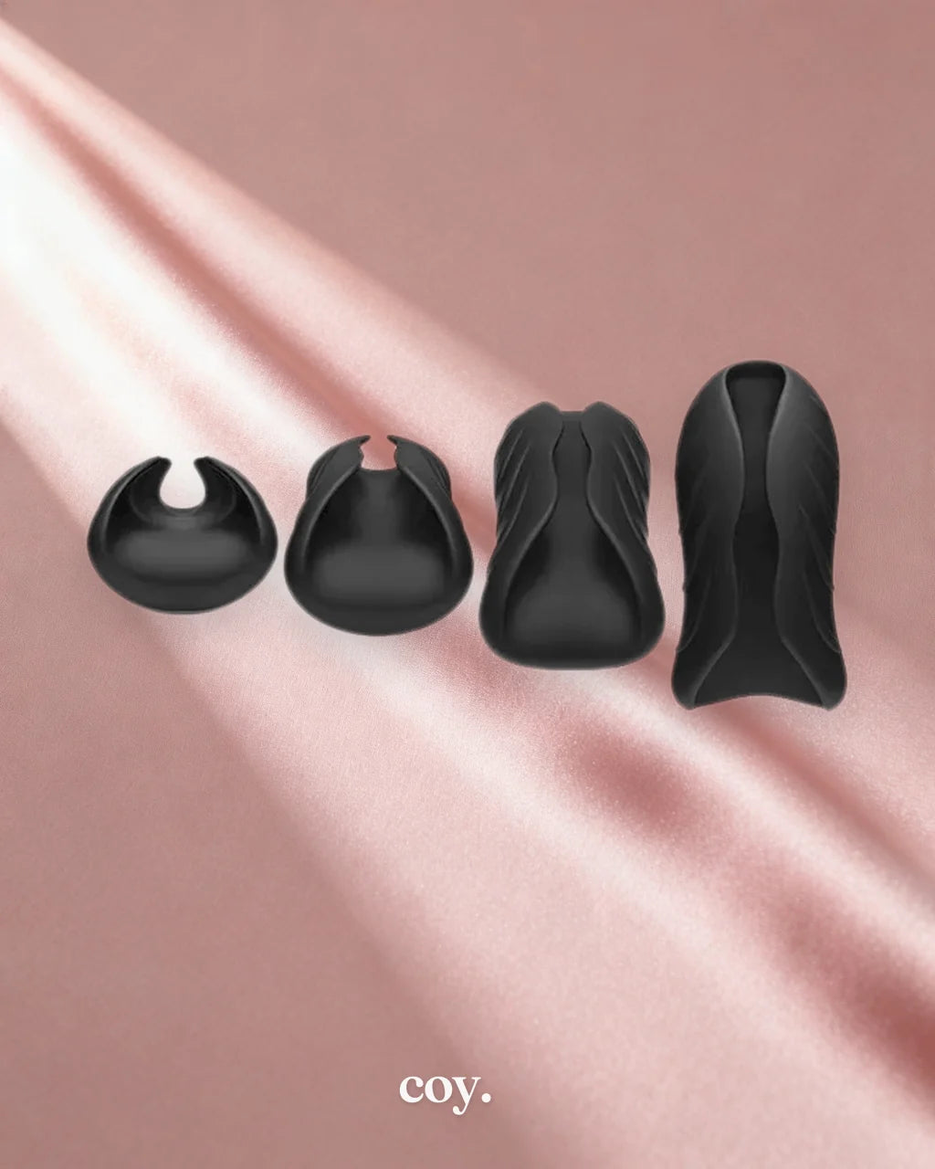 Vibrating Silicone Warming Stroker — Coy