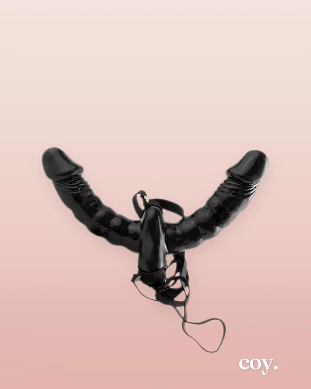 Fetish Fantasyvibrating Double Delight Strap-On — Coy