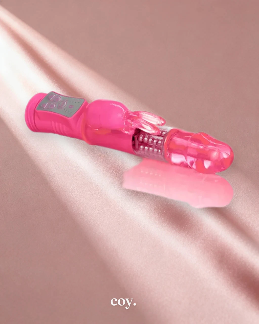 Shane's World Jack Rabbit 8.5 Inch Vibrator — Pink — Coy