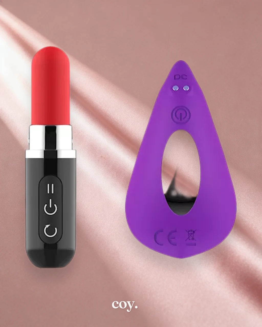 Abby Lipstick Remote Control Wearable Vibrator — Coy
