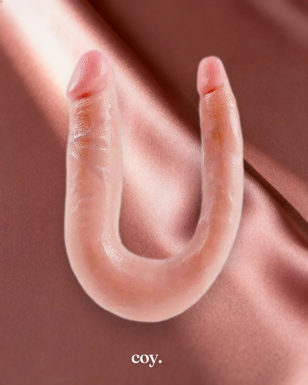King Cock U-Shaped Medium Double Trouble Dildo — Coy