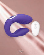 Share Satisfaction Gaia Remote-Controlled Couples Vibrator — Coy