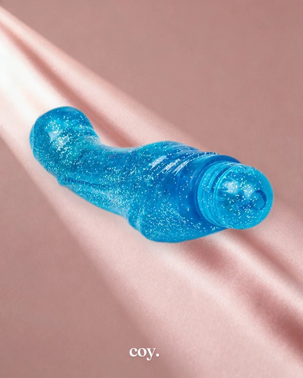 Cal Exotics Sparkle "G" Glitz 6.2 Inch G-Spot Vibrator — Blue — Coy