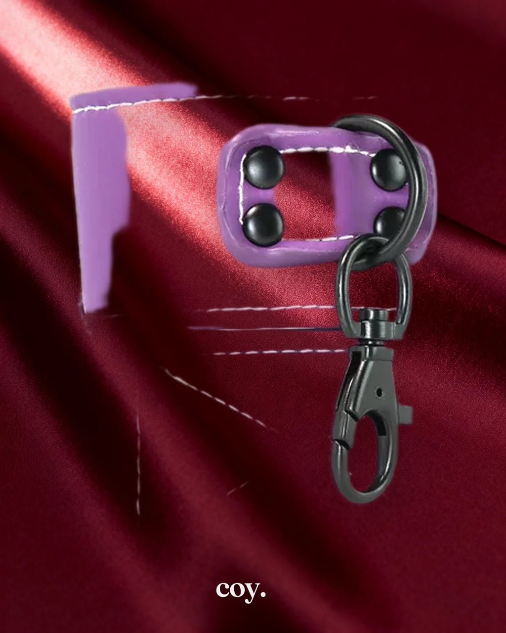 Lust Bondage Ankle Cuff Restraint — Purple — Coy