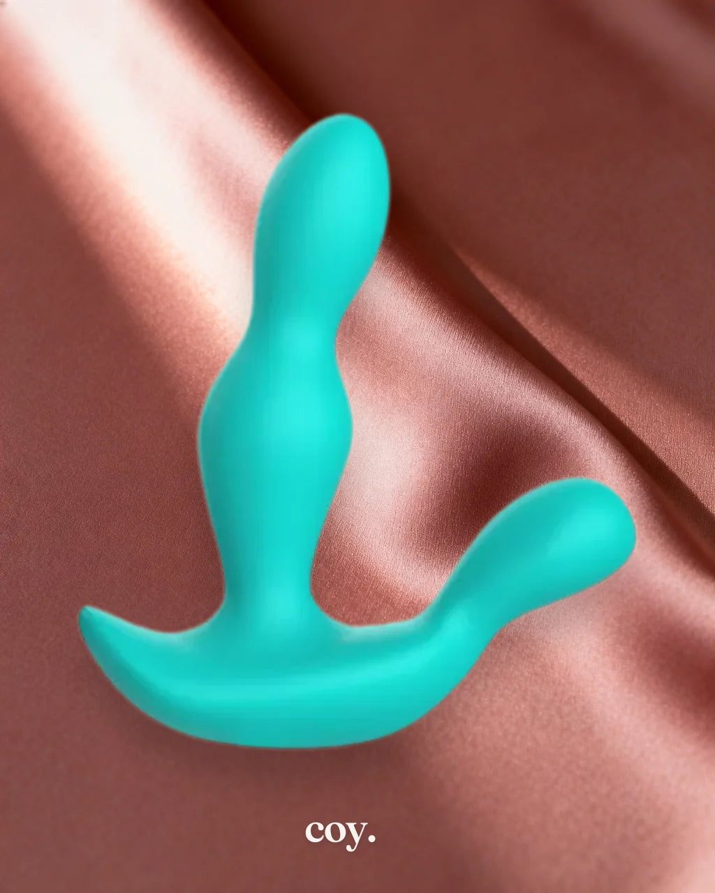 Amore Wireless Remote Control Prostate Anal Vibrator 4.8 Inch — Teal — Coy
