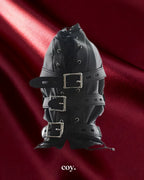 Leather Play Total Lockdown Hood — Black — Coy