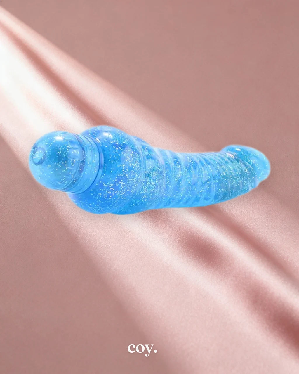 Cal Exotics Sparkle Glitter Jack 6 Inch Classic Vibrator — Blue — Coy