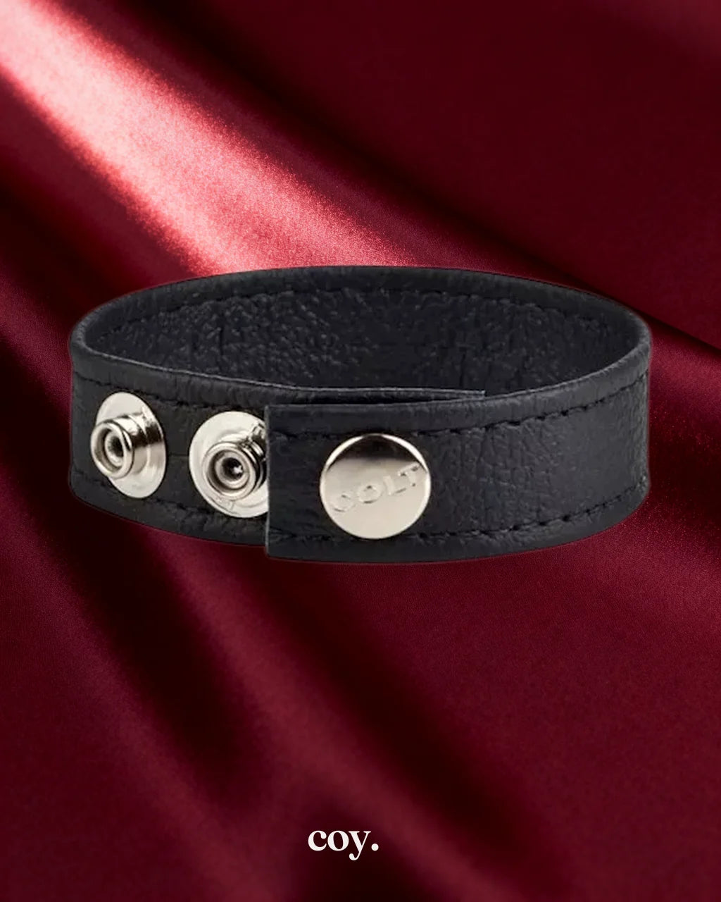 Colt Leather C/B Strap Adjustable 3-Snap — Coy