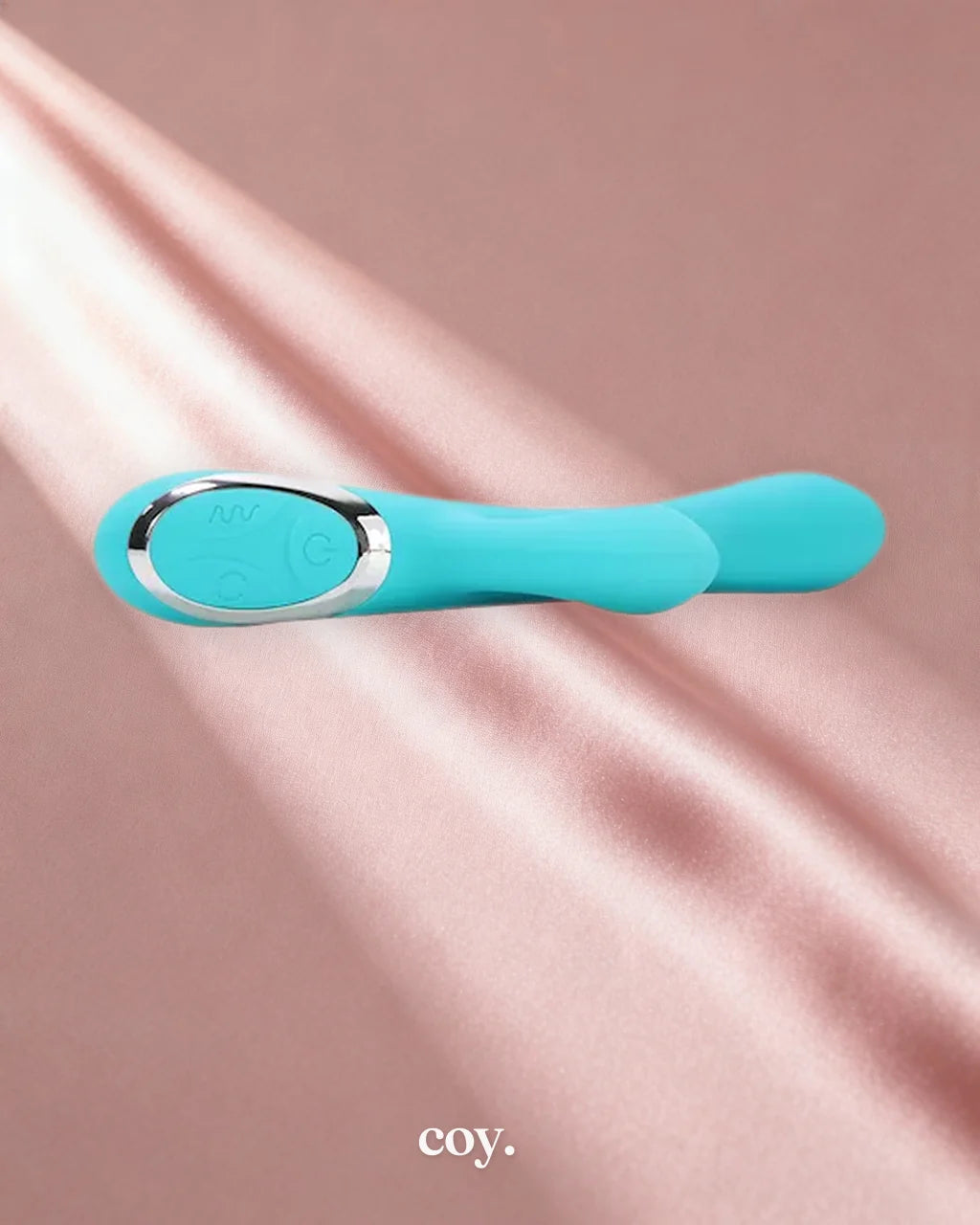 Enchanted Lover Rabbit Vibrator 9.1 Inch — Turquoise — Coy