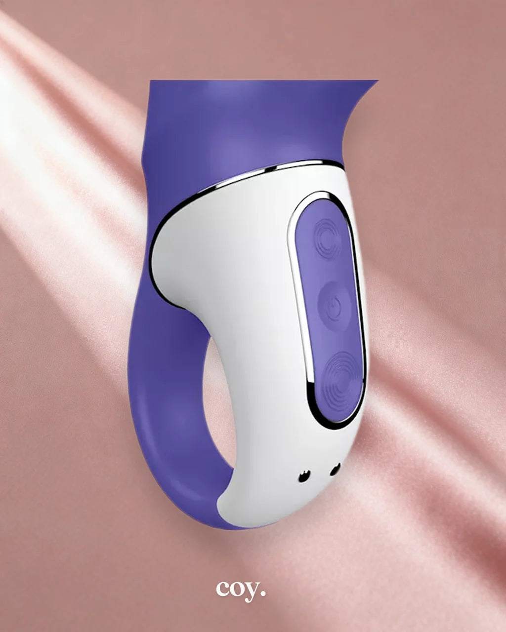 Satisfyer Vibes Magic Bunny 6.9 Inch — Blue — Coy