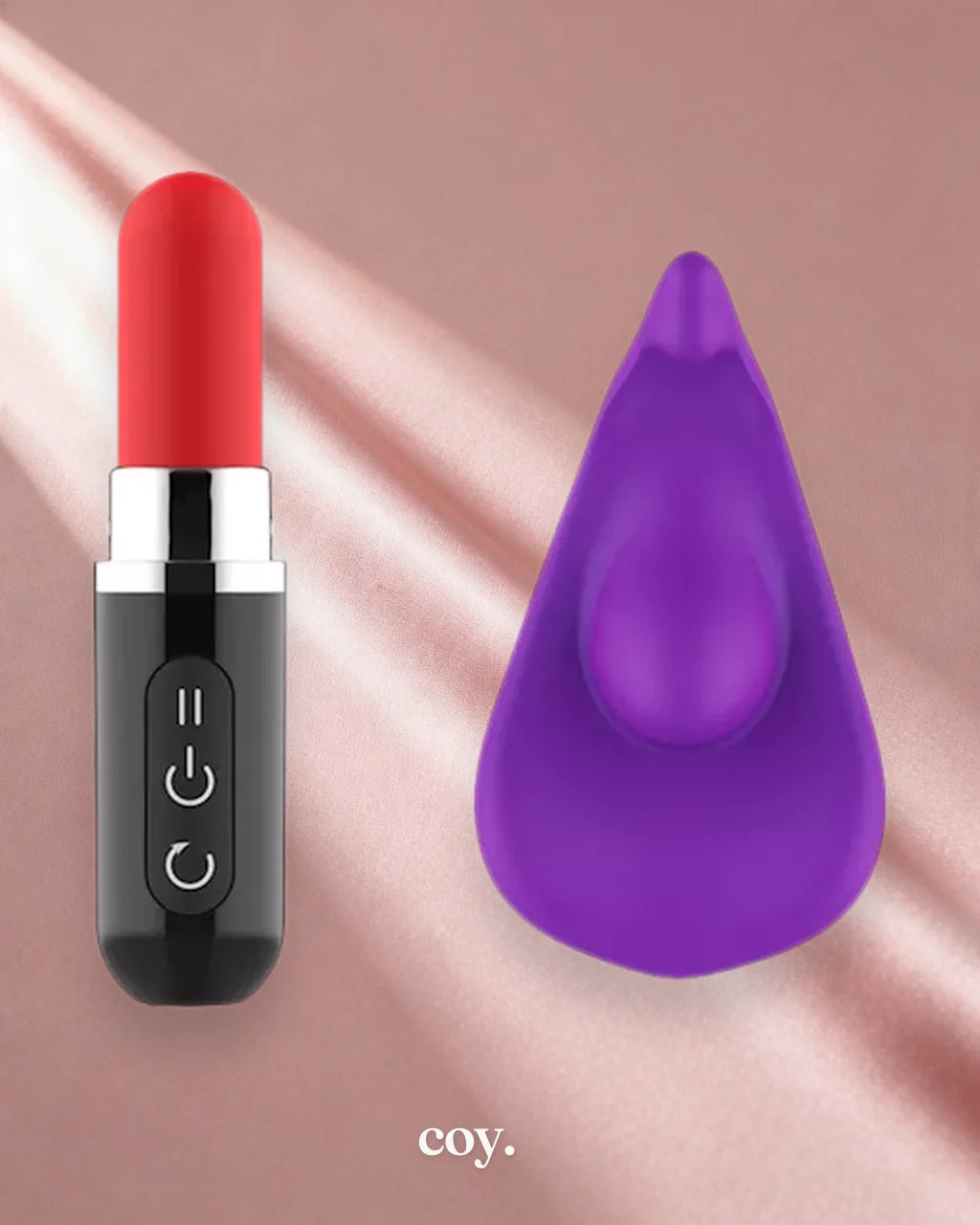 Abby Lipstick Remote Control Wearable Vibrator — Coy