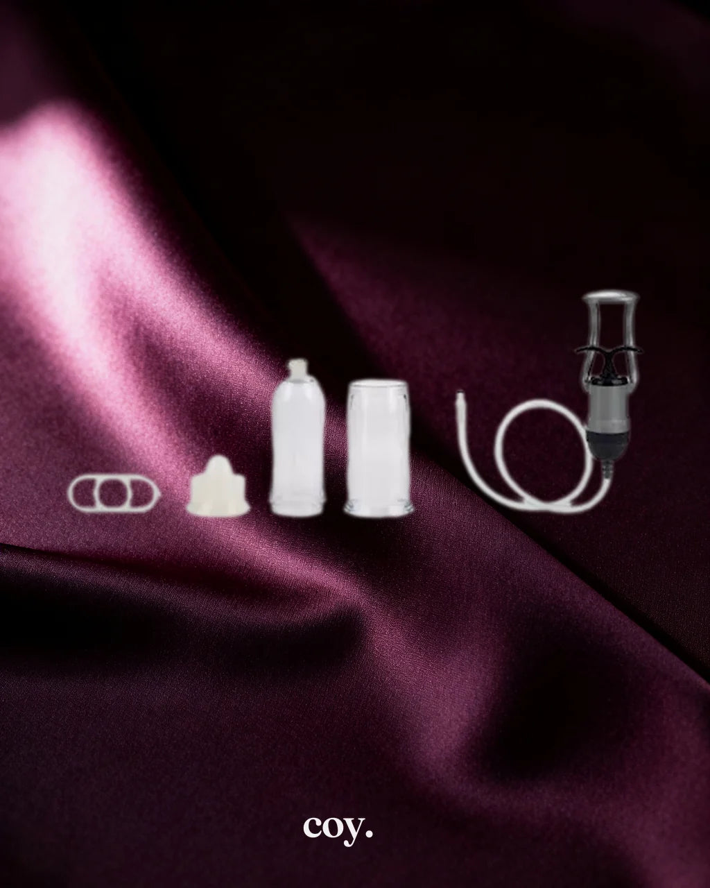 Cal Exotics Enhance Travel Pump System — Clear — Coy