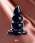 Tripple Ripple Butt Plug Large — Coy