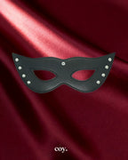 Leather Play Catwoman Mask — Black — Coy
