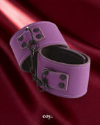 Lust Bondage Ankle Cuff Restraint — Purple — Coy