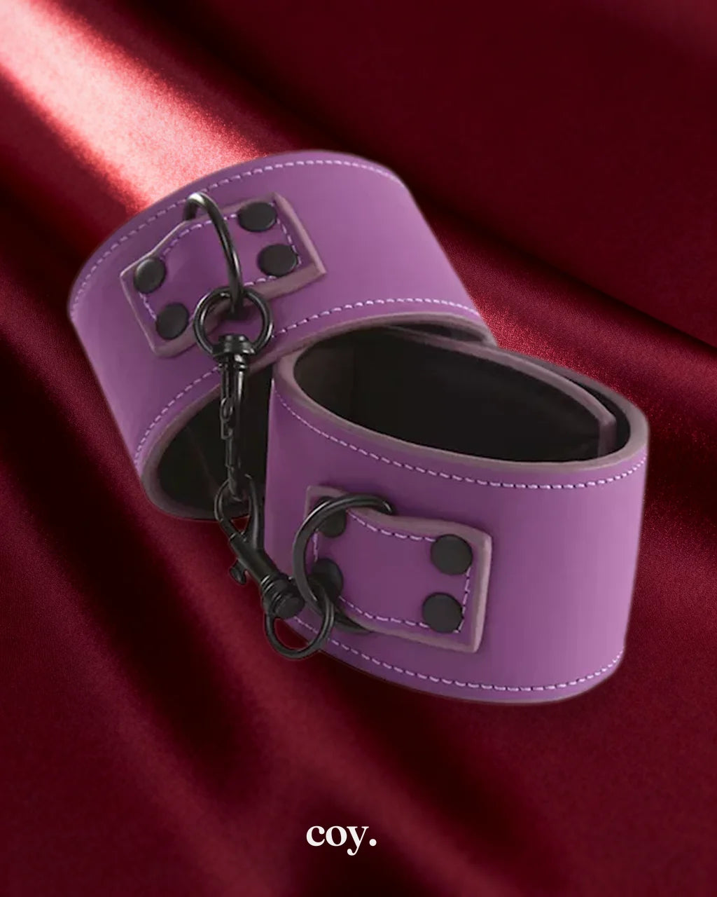 Lust Bondage Ankle Cuff Restraint — Purple — Coy