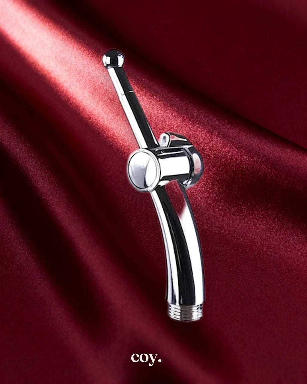 Leather Play Anal Enema Bondage Kit — Silver — Coy