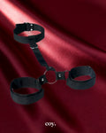 Sex and Mischief Shadow Neck and Wrist Restraint — Black — Coy