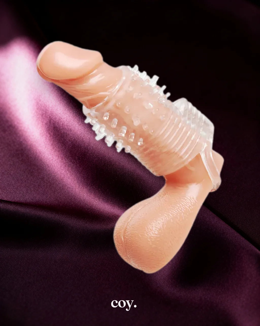 Vibrating Textured Erection Sleeve — Coy