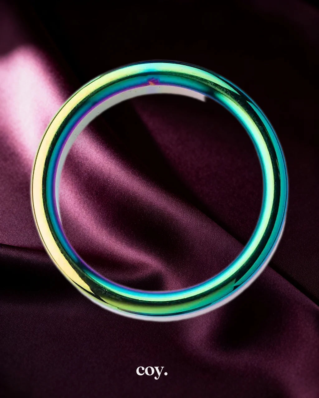Share Satisfaction Kink Range Iridescent Penis Head Ring 47 MM — Coy