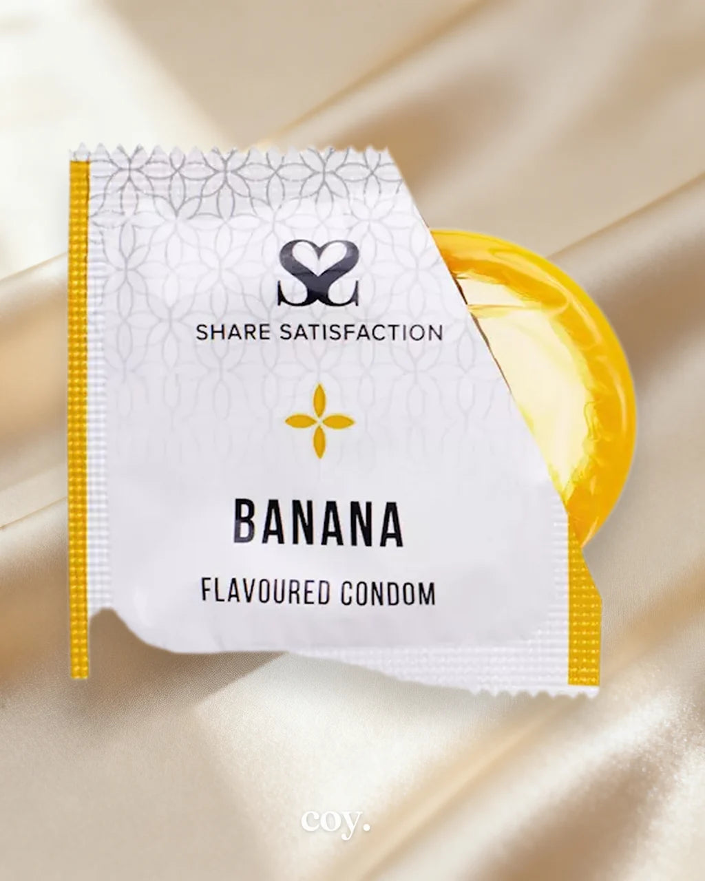 Share Satisfaction Banana Flavoured Condoms — Coy