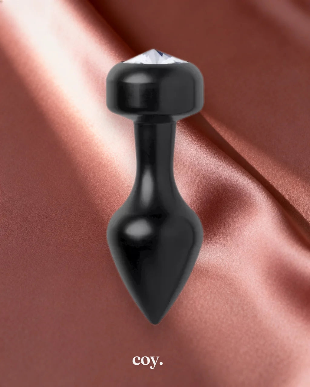 Spade Petite Jewel Aluminum Anal Plug — Coy